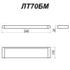 Полка в ванную комнату Altasan Лотос ЛТ70БМ