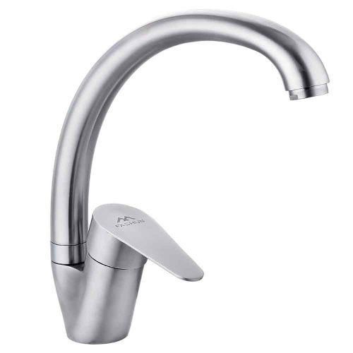 Смеситель для кухни Fashun A54113 на мойку сатин - фото 2