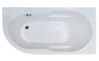 Ванна акриловая Royal Bath AZUR RB614203R 170х80 пристенная асимметричная без каркаса Ванна акриловая Royal Bath AZUR RB614203R 170х80 пристенная асимметричная без каркаса