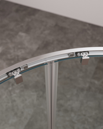 Душевой уголок Cezares MOLVENO MOLVENO-RH-2-110/80-C-Cr-IV 110х80 стекло прозрачное профиль хром глянцевый без поддона