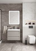 Тумба под раковину Art&Max PLATINO AM-Platino-580-2C-SO-GCM 60х50 подвесная цвет серый