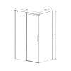 Душевой уголок Vincea Dice VSR-4D1013CL 130х100 стекло прозрачное профиль хром без поддона