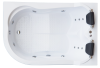 Ванна акриловая Royal Bath NORWAY RB331100CM-R 180х120 пристенная асимметричная с каркасом