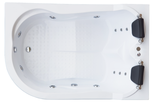 Ванна гидромассажная Royal Bath NORWAY RB331100CM-R 180х120 пристенная угловая асимметричная
