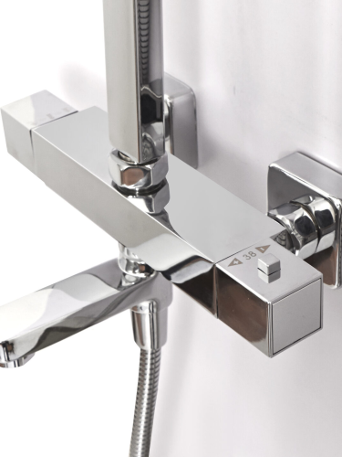 Душевая стойка WeltWasser  WW TS 5280 (10000001732) настенная цвет хром - фото 3