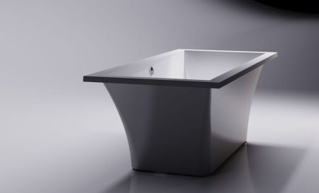 Ванна из литьевго мрамора Astra-Form Лотус 01010036 185х85 отдельностоящая прямоугольная