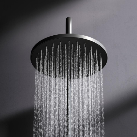 Душевая стойка Am.Pm X-Joy F0785A422 настенная цвет черный с термостатом