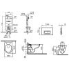 Комплект унитаз с инсталляцией и клавишей смыва Vitra Normus 9773B003-7200