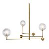 Люстра на штанге Delight Collection Globe Mobile (Глобе Мобиле) KG0835P-3 brass