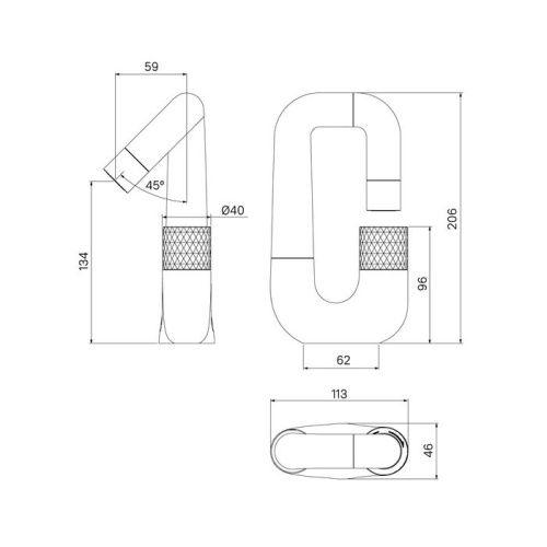 Смеситель Iddis TWIST TWISBBTi01 на раковину хром - фото 5