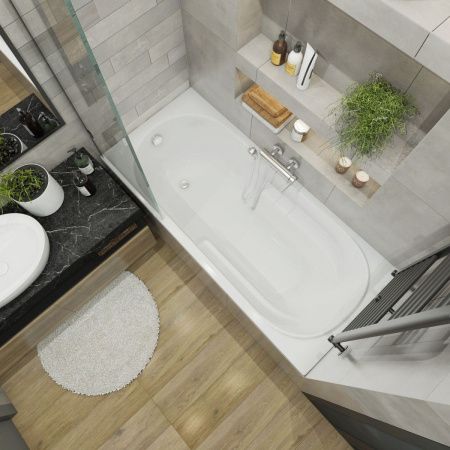 Ванна акриловая Lavinia Boho Bristol 35020060 160х75 встраиваемая прямоугольная без каркаса
