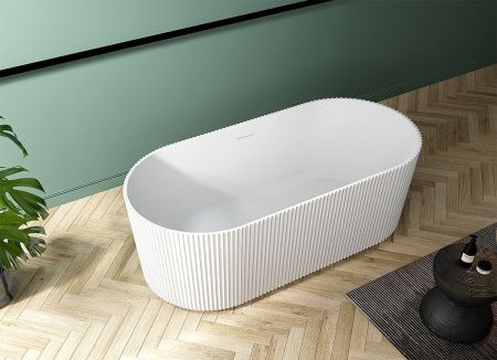 Ванна акриловая Abber AB9325-1.7 170х80 отдельностоящая овальная с каркасом