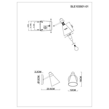 Бра Evoluce Biane (Биане) SLE103501-01