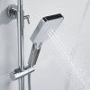 Душевая стойка Shevanik S6136 настенная цвет хром