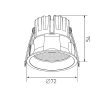 Светильник встраиваемый Designled DL-RE 00-00020295