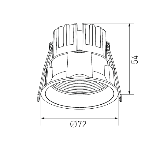 Светильник встраиваемый Designled DL-RE 00-00020296 - фото 2
