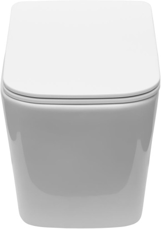 Унитаз подвесной Logan 00331868 белый с сиденьем микролифт безободковый каскадный смыв