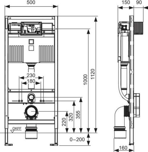 Инсталляция Tece Profil 9300302 - фото 3