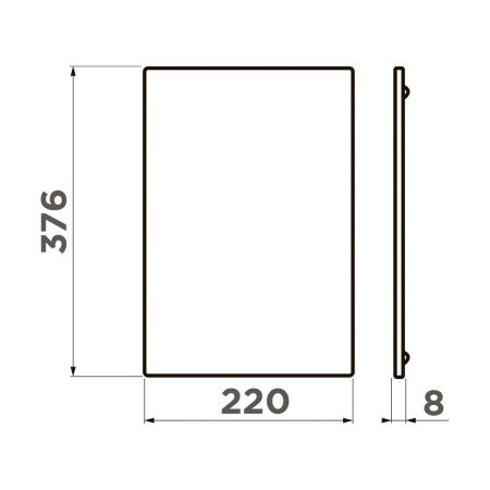 Разделочная доска Omoikiri CB-SINTESI-S-GB 4999072