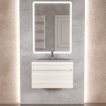 Тумба с раковиной Uperwood Eva 3930313468 60х50 цвет белый