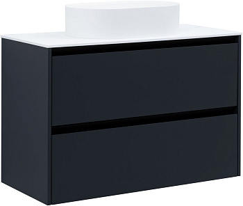 Тумба под раковину Allen Brau Activity 1.34006.AM 100х46х65 подвесная цвет черный