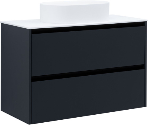 Тумба под раковину Allen Brau Activity 1.34006.AM 100х46х65 подвесная цвет черный