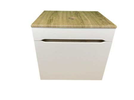 Тумба под раковину Sintesi STL.W7018 60х60 подвесная цвет белый