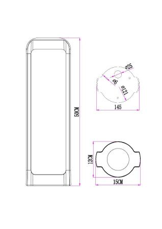 Ландшафтный светильник Arte Lamp Suhail (Сухаил) A1646PA-1BK