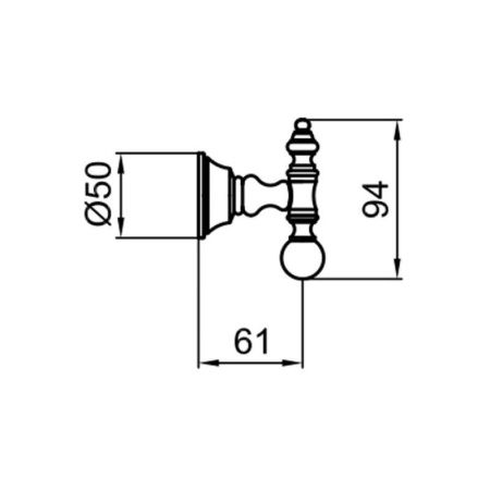 Крючок Webert Karenina KA500401015