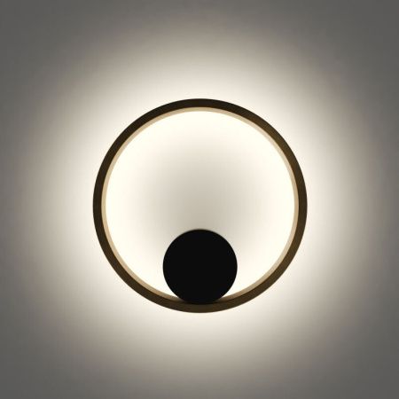 Светильник настенный Denkirs Orbit (Орбит) DK5060-BK+SG