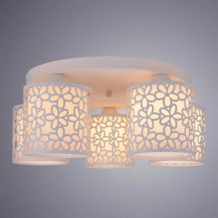 Люстра потолочная Arte Lamp Traforato (Трафорато) A8349PL-5WH