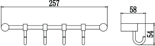 Крючок Savol S-006204 - фото 2