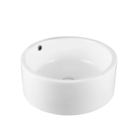 Раковина из сантехнического фарфора Cerutti SPA CR7022 40х40 накладная цвет белый без отверстий под смеситель