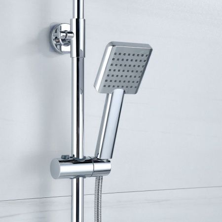 Душевая стойка Bond Cube B01-8400 настенная цвет хром