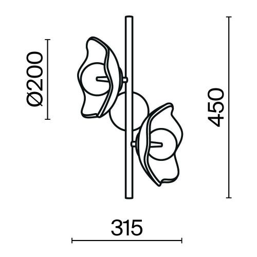 Бра Maytoni Miracle MOD207WL-02BS - фото 4