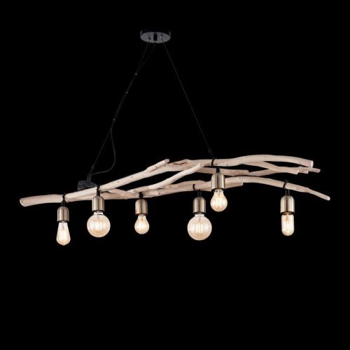 Люстра подвесная Ideal lux Driftwood (Дрифтвоод) Driftwood SP6 - фото 2