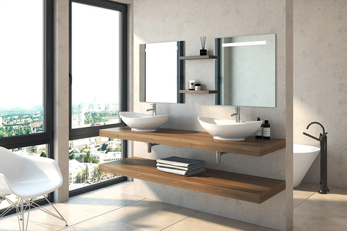 Раковина мебельная керамическая Kirovit Гамма 60 4630055550494 60х39 накладная цвет белый - фото 3