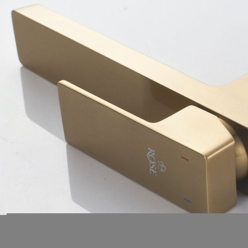 Смеситель для раковины Rose R1811G-1 на столешницу золото - фото 4