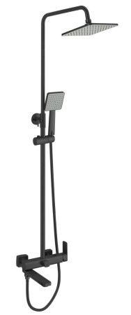 Душевая стойка Fmark FS8745-22H настенная цвет черный