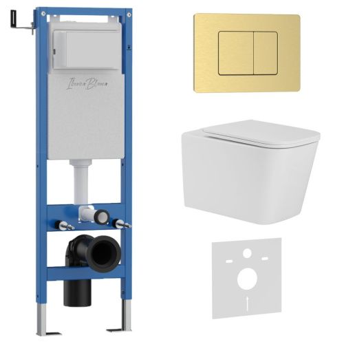 Комплект унитаз с инталляцией и клавишей смыва Iberica Blanca TOLEDO ALTO IB.001M.TLA.234.1150 - фото 2