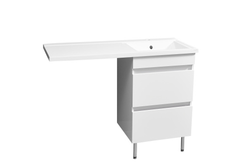 Тумба под раковину Stella Polar Мадлен SP-00000474 39х48х85 цвет белый - фото 5