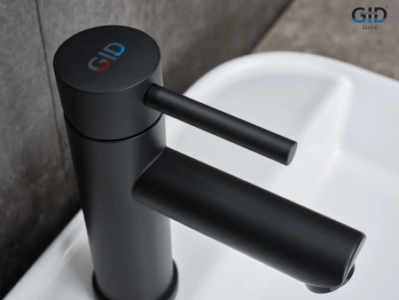 Смеситель Gid Cascada Berlin SS080-BM-K (SS080BMK) на раковину черный матовый