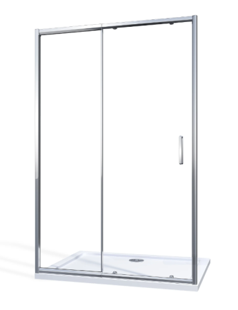 Душевая дверь Good Door SPIRIT СП00021 140х190 стекло прозрачное профиль хром