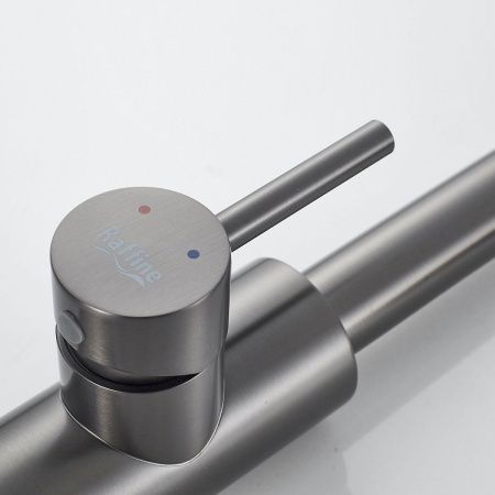 Смеситель для кухни Raffine F203T на мойку оружейная сталь