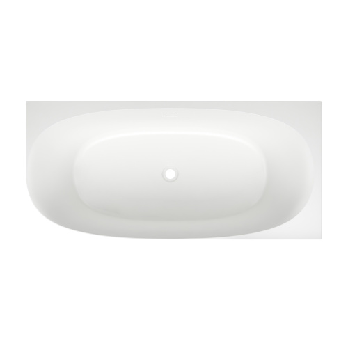 Ванна акриловая Wellsee Belle Spa 2.0 235803000 160х75 пристенная асимметричная с каркасом - фото 4