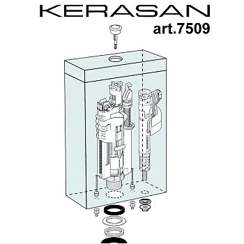 Механизм слива Kerasan 750990