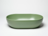 Раковина из сантехнического фарфора Galassia Dream 7308SV 60х40 накладная цвет зеленый