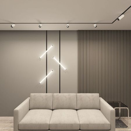 Трековый однофазный светильник Denkirs Smart Spot (Смарт Спот) DK8041-BW+BK