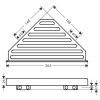 Полка в ванную комнату Hansgrohe AddStoris 41741700