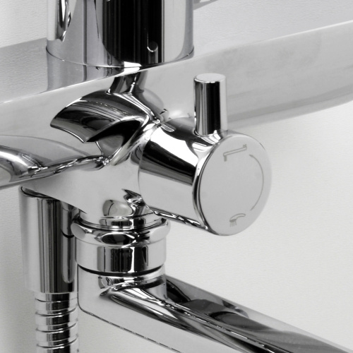 Смеситель для ванны WasserKRAFT Lippe 4500 4502L настенный хром - фото 5